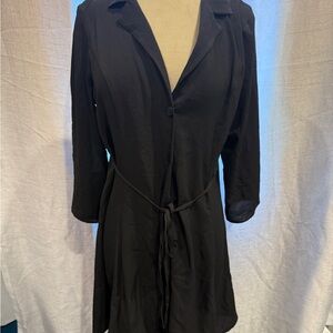 ASOS Black Button-Up Dress